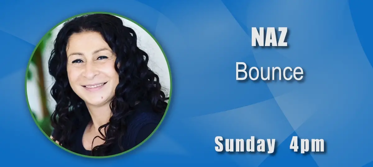 Naz hosts the Bounce show on Sunbury Radio.